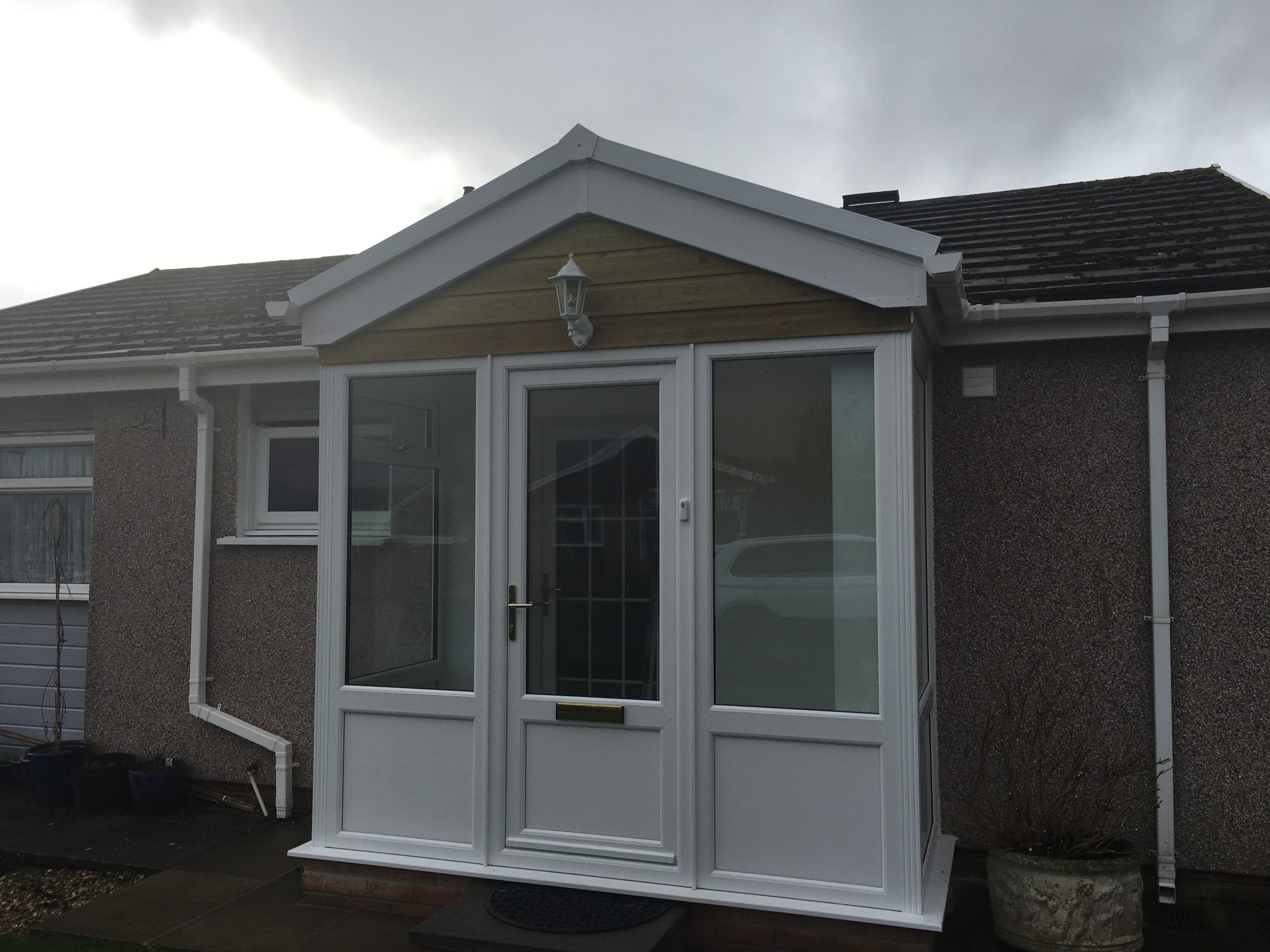 white pvcu doors